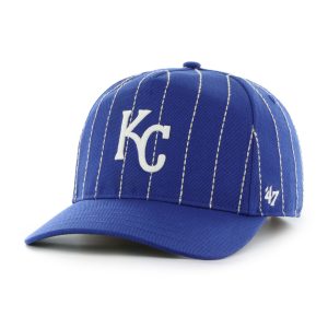 Kansas City Royals Rawlings '47 Brand Pinstripe Hitch Hat