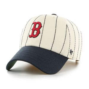 Boston Red Sox Rawlings '47 Brand Pinstripe Clean Up Hat