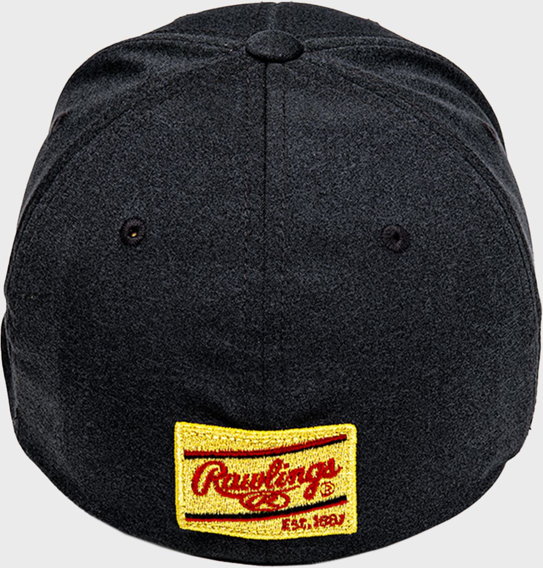 Rawlings Black Clover Gold Glove Fitted Hat - Image 2