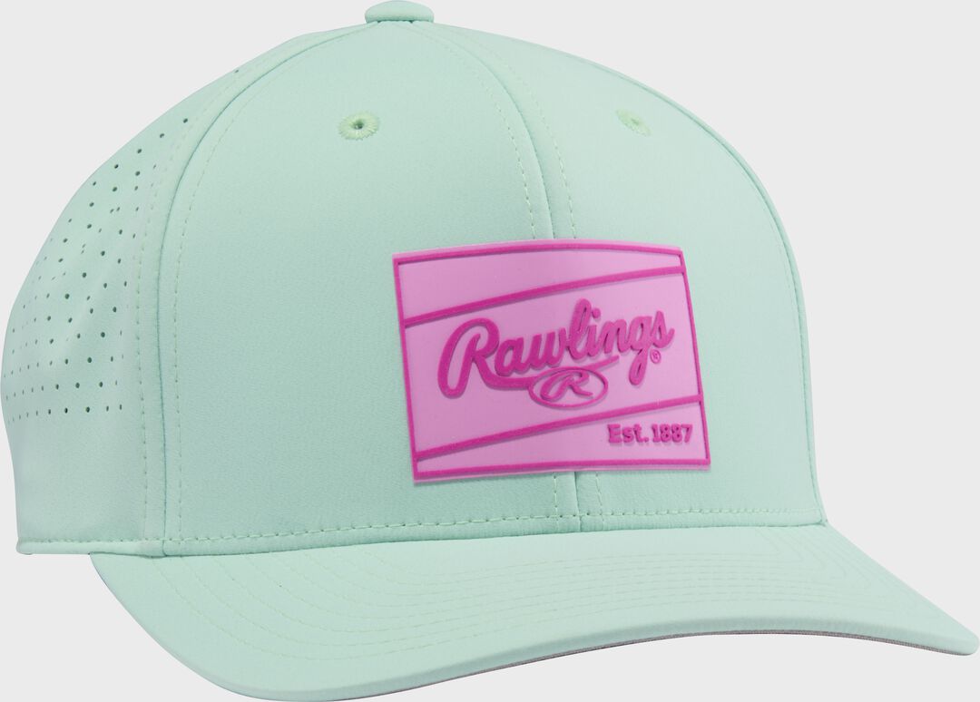 Rawlings Mint Performance Curved Bill Snapback Hat